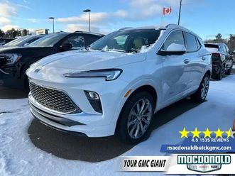 2026 buick encore gx avenir - leather seats - sunroof - $331 b/w