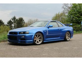 nissan skyline r34 gtr vspec bayside blue