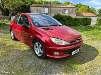 peugeot 206 s16 peinture neuve