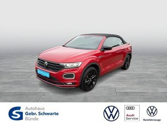 t-roc cabriolet 1.5 tsi r-line black ahk navi