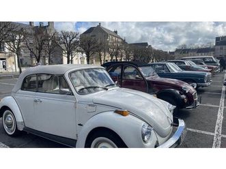 1979 volkswagen coccinelle cabriolet blanc manuel, 4 vite...