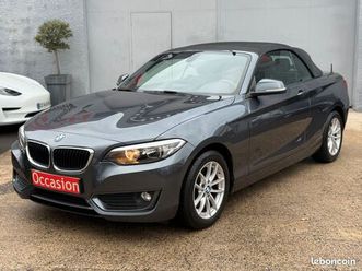 superbe bmw série 2 cabriolet f23 218i 1°main suivie 75866km