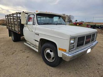 1987 gmc r3500 dually flat bed work truck