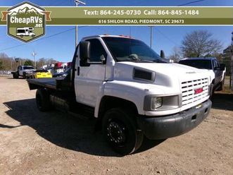 06 gmc kodiak 5500 flatbed dually 8.1 liter v8 gas 496 engine allison