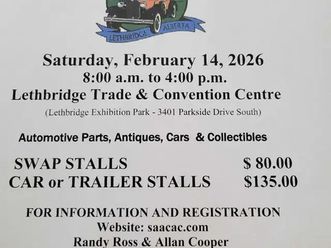 1947 chrysler windsor and swapmeet poster
