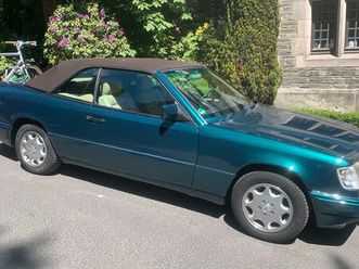 mercedes w124, top rest. max. ausstattung, klima, ahk; oldtimer