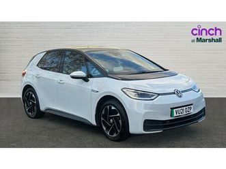 volkswagen id.3 id.3 150kw family pro performance 58kwh 5dr auto