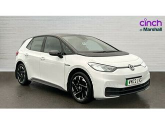 volkswagen id.3 id.3 150kw life pro performance 58kwh 5dr auto