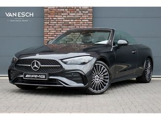 mercedes-benz cle cabriolet 200 amg line aut9 | memory | distronic | burmester | airscarf | verwarmd stuurwiel | surround camera | keyless go | digital light |