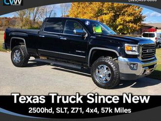 2017 gmc sierra 2500hd crew cab slt 4x4 texas truck 57k miles