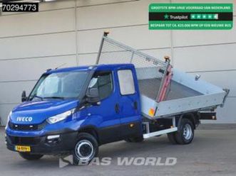 iveco daily 70c17 drie-zijdige 3.0l kipper 7-tons kraan dubb — bestelauto's — marktplaats