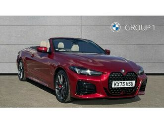 bmw 4 series 420i m sport convertible 2.0 2dr