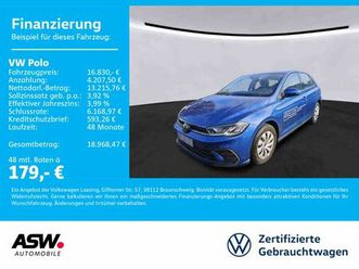 volkswagen polo life 1.0 mpi led navi klima rfk shz