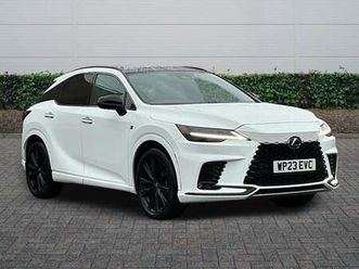 2023 lexus rx 500h 2.4 direct4 f-sport 5dr auto (takumi) suv hybrid automatic