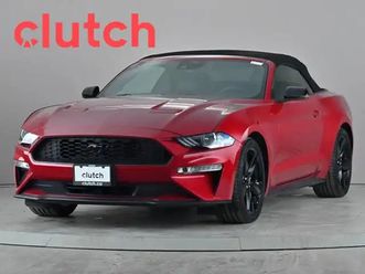 2021 ford mustang ecoboost convertible w/ apple carplay, heated