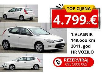hyundai i30 1,4 16v | hr auto | 1.vlasnik | 149.oookm / 4.799 €, 2011 god.