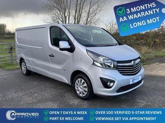 2017 vauxhall vivaro (67) sportive 2900 lwb 1.6 cdti 125 bhp bi turbo euro 6 ulez panel van diese...