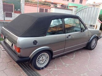 golf cabriolet karman 1.6 gl - prima serie 1986