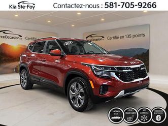 kia seltos 2024 ex* awd* toit* cuir* volant chauffant* carplay*