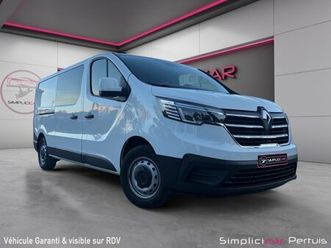 renault trafic cabine approfondie l2h1 3000 kg blue dci 150 edc grand confort tva récupérable attelage vitres teintées garantie 12 mois