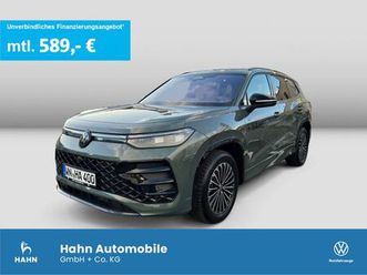 volkswagen tayron r-line black 7-sitzer leder pano standh.