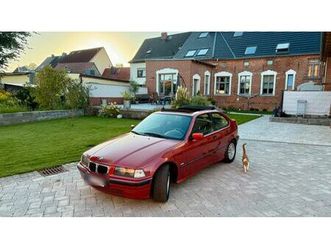 bmw 316i compact faltdach sierrarot 77t km
