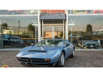 1977 maserati merak bleu manuel, 5 vitesses conduite à ga...