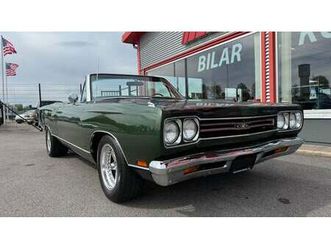 1969 plymouth gtx vert manuel, 4 vitesses conduite à gauc...