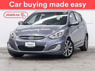 used 2016 hyundai accent se w/bluetooth, heated front seats, cruise control