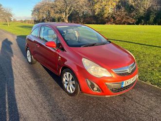 2013 vauxhall corsa 1.2 active 3dr [ac] hatchback petrol manual