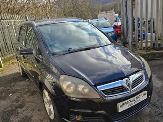 vauxhall zafira 1.9 cdti sri 2007