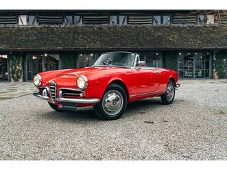 1963 alfa romeo giulia - giulia spider 1600