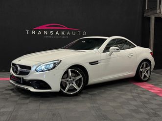 mercedes classe slc 200 9g-tronic fascination / amg line / vehicule francais / historique d'entretien