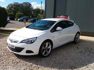 vauxhall astra gtc 1.4 i turbo sport white manual petrol 2016