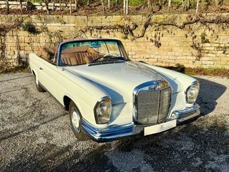 mercedes-benz 220 seb cabrio w111, schalter, becker grand prix