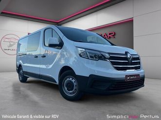 renault trafic cabine approfondie l2h1 3000 kg blue dci 150 edc grand confort tva récupérable cabine approfondie attelage...