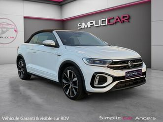 volkswagen t-roc cabriolet 1.5 tsi evo 150 start/stop dsg7 r-line garantie 12 mois
