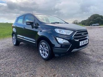2018 ford ecosport titanium tdci hatchback diesel manual
