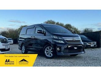 toyota vellfire 2014 2.4z auto petrol golden eyes