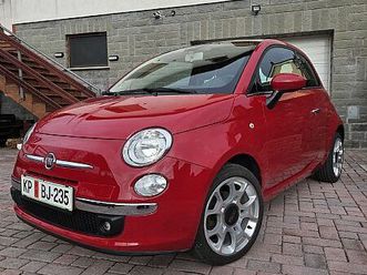 fiat 500 1.2 lounge 84.800 km panorama mali. veli. serv.
