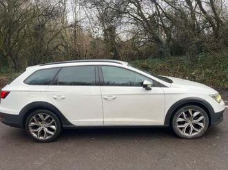 seat leon 2.0 tdi x-perience se 4x4 technology white manual diesel 2016