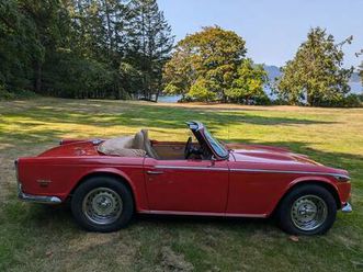 limited edition 1968 triumph tr250 with overdrive