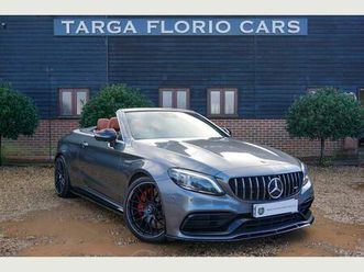 4.0 c63 v8 biturbo amg s (premium plus) cabriolet spds mct euro 6 (start/stop) 2dr