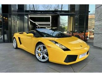 2007 lamborghini gallardo spyder