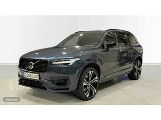 xc90 recharge r-design, t8 awd híbrido enchufable, siete asientos