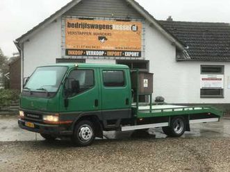 mitsubishi canter - fb634 3.0 td dc apk 11-26 oprijwagen machinetransporter trekhaak 3.5t