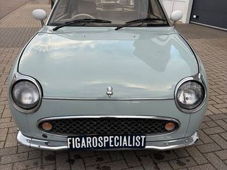 nissan figaro - 728 pale aqua met automaat, airco, turbomotor