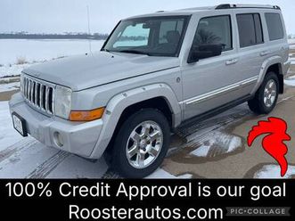 07 jeep commander limited 4wd 156k *financing for all credit scores