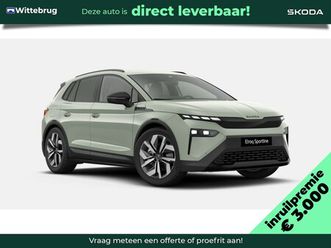 skoda elroq - 85 sportline edition / business upgrade pakket - plus / € 3.000 inruilpremie