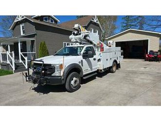 2020 ford f-550 131k 6.7l diesel & altec at41mh insulated bucket